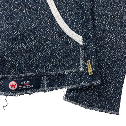 Vintage 2000s Armani Jeans Zip Up Hemp Jumper Womnes Size L