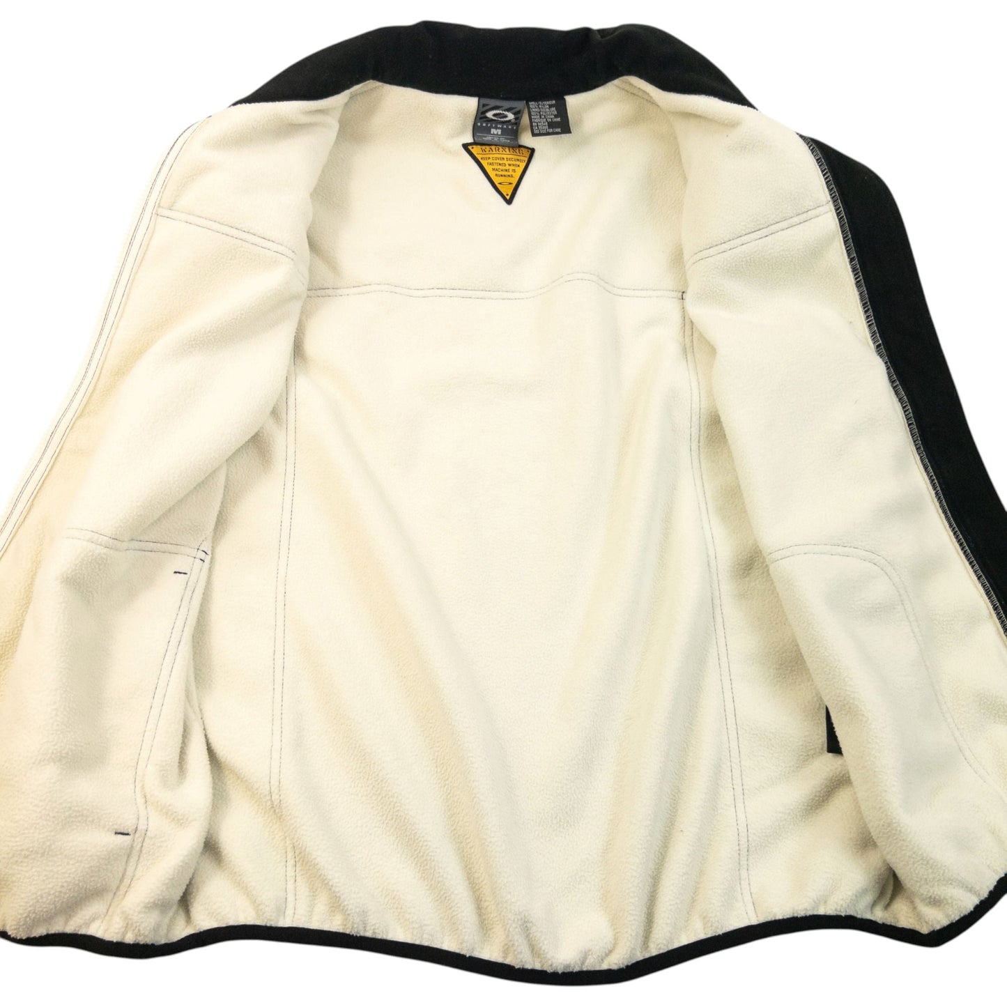 Vintage 2000s Oakley Zip Up Fleece Gilet Size M | Medium, Cream