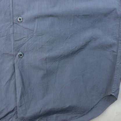 Vintage 90s Yohji Yamamoto D'Urban A.A.R Long Sleeve Button Up Shirt Size M | Medium, Grey