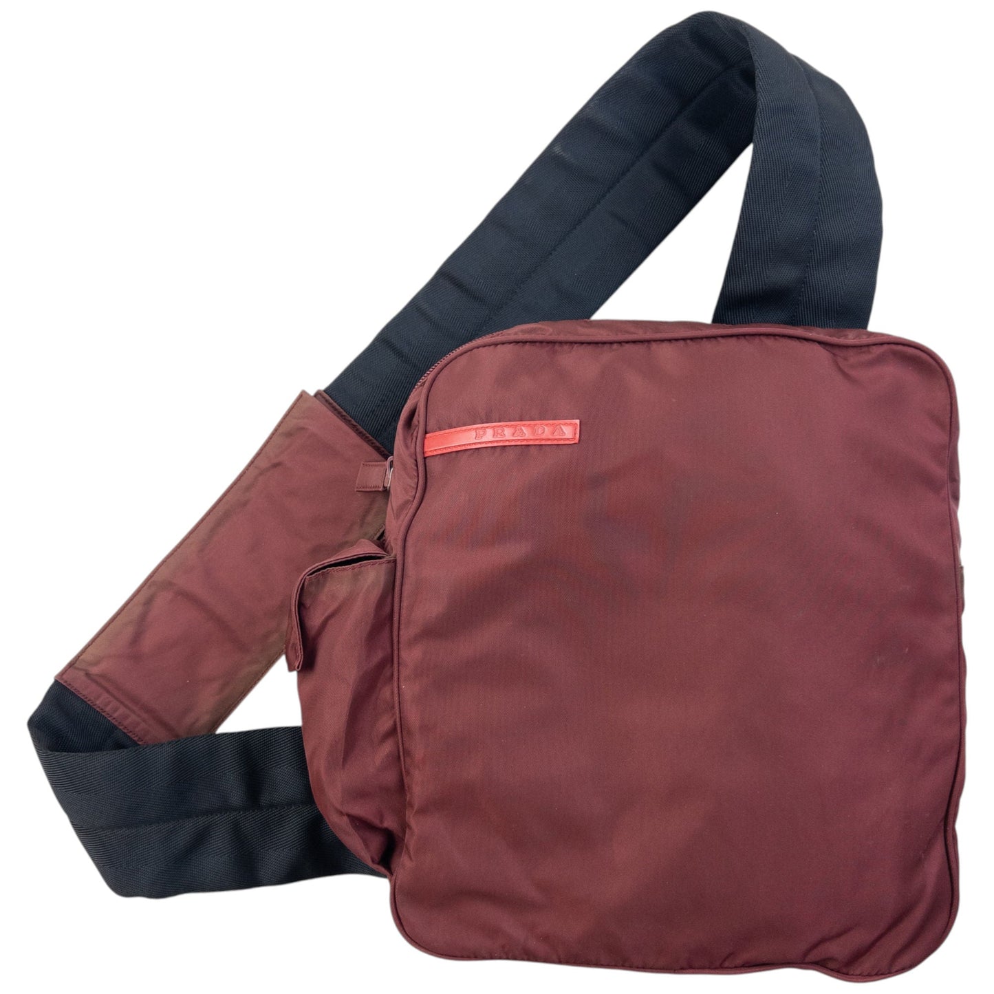 Vintage 2000s Prada Sport Sling Bag | O/S, Red