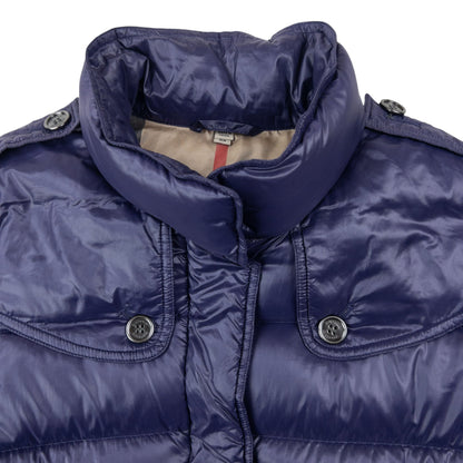 Vintage Burberry Zip Up Puffer Jacket Womens Size XS | XS, Purple