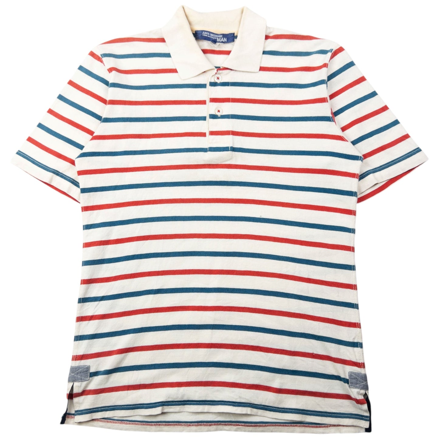 Vintage 2000s Junya Watanabe X Comme Des Garçons MAN Polo Shirt Size S | Small, Multicoloured