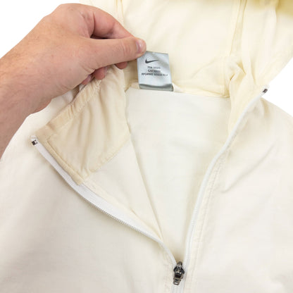 Vintage 2000s Nike Asymmetric Zip Up Jacket Size S | Small, Cream