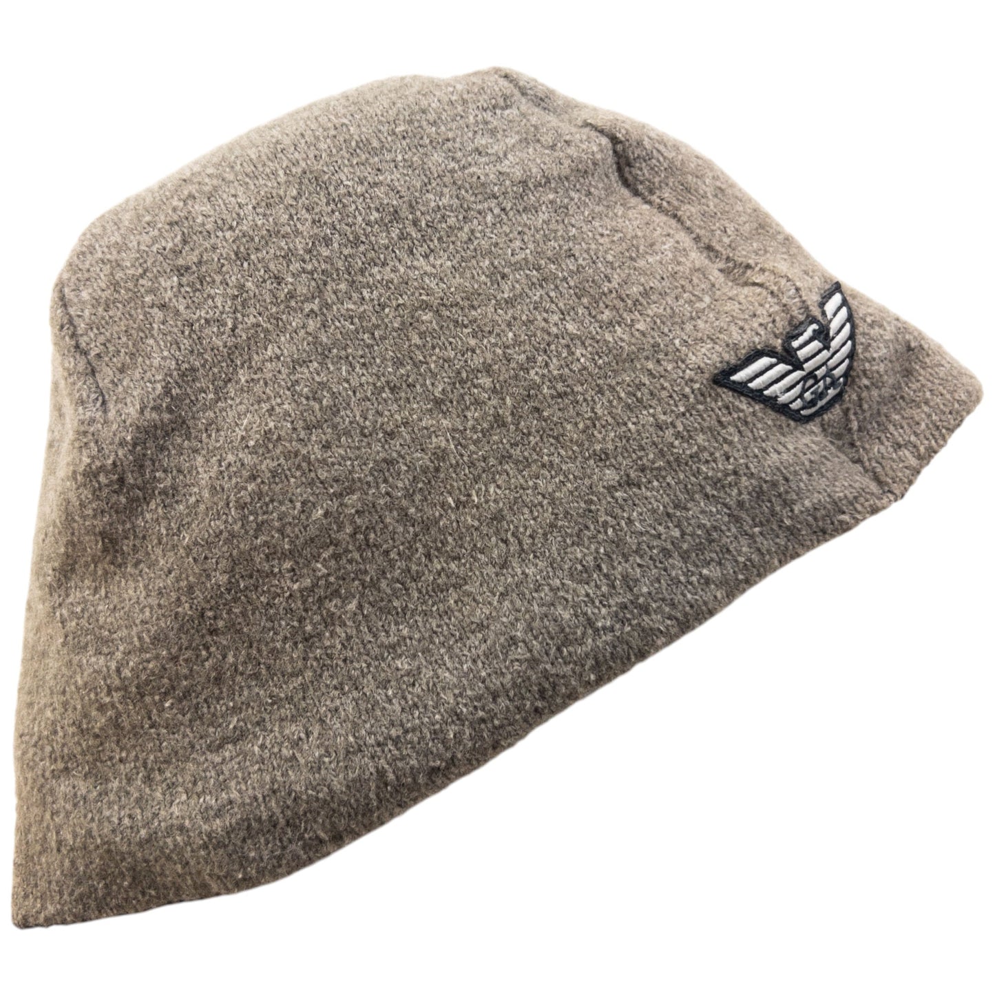 Vintage 2000s Emporio Armani Embroidered Wool Beanie Hat | O/S, Multicoloured