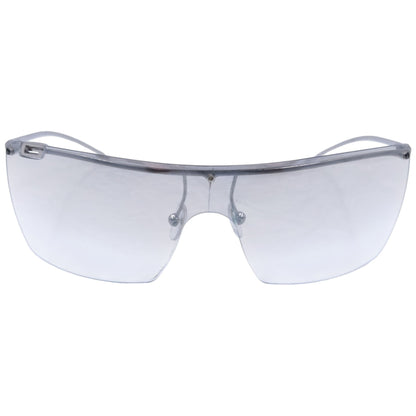 Vintage 2000s Gucci Clear Rimless Sunglasses | O/S, Grey