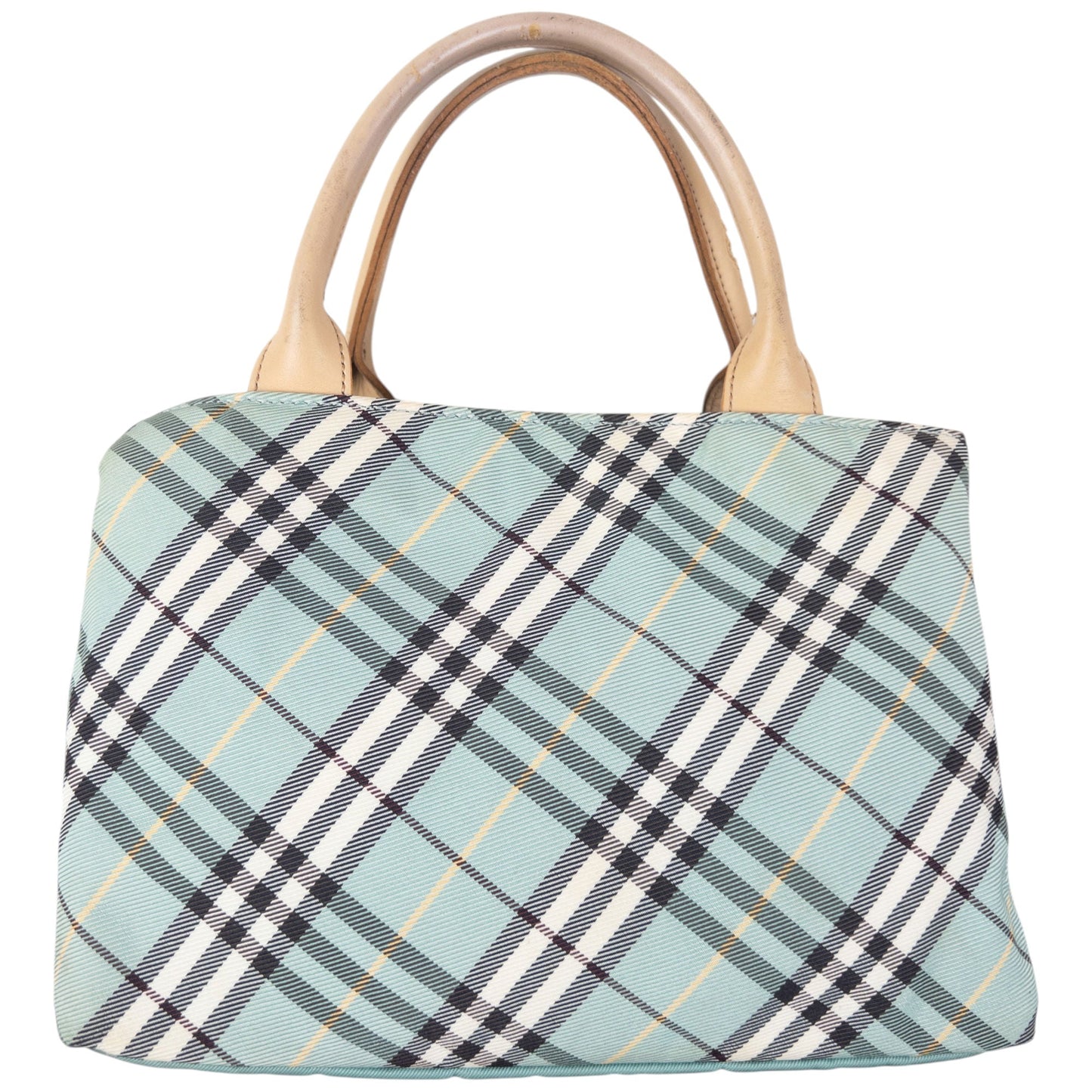 Vintage 2000s Burberry Blue Label Nova Check Handbag | O/S, Blue