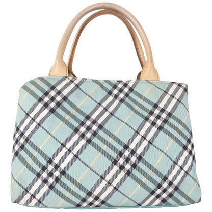 Vintage 2000s Burberry Blue Label Nova Check Handbag | O/S, Blue