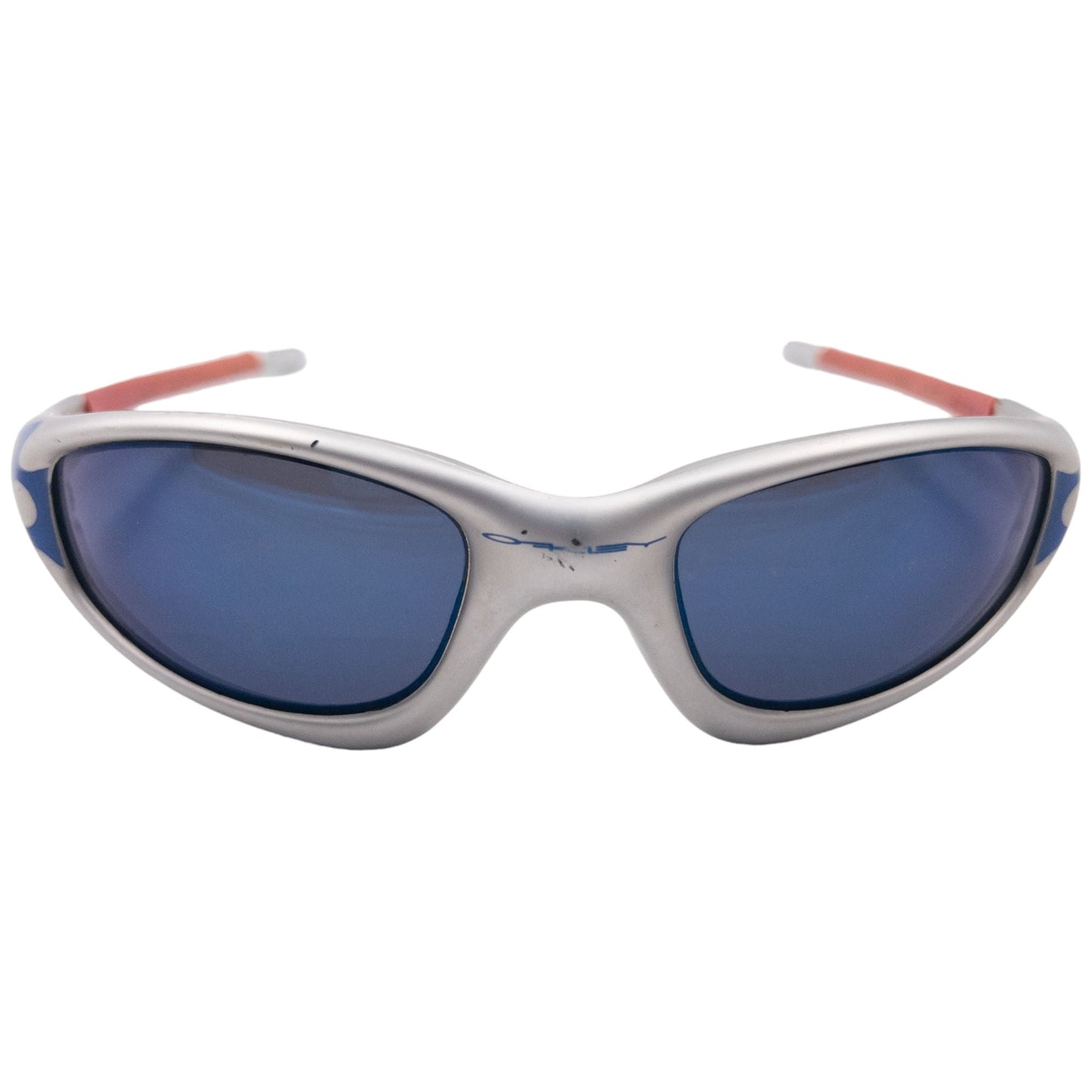 Vintage Oakley Straight Jacket FMJ + Blue Flame Sunglasses