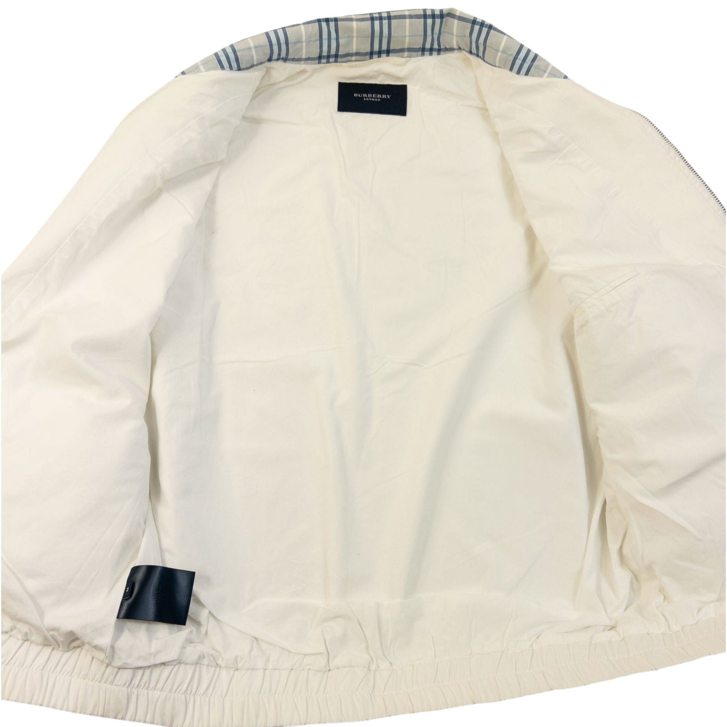 Vintage 2000s Burberry Zip Up Jacket Size M | Medium, White