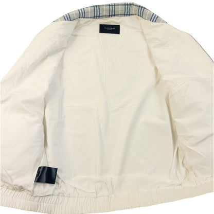 Vintage 2000s Burberry Zip Up Jacket Size M | Medium, White