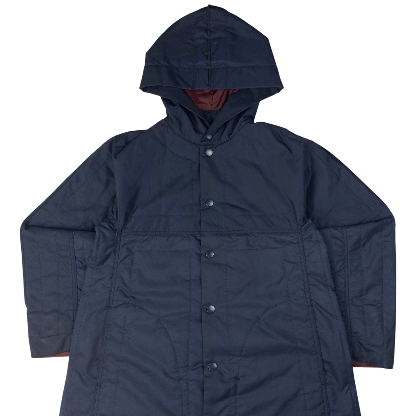 Vintage Pleats Please By Issey Miyake Longline Button Up Jacket Size M