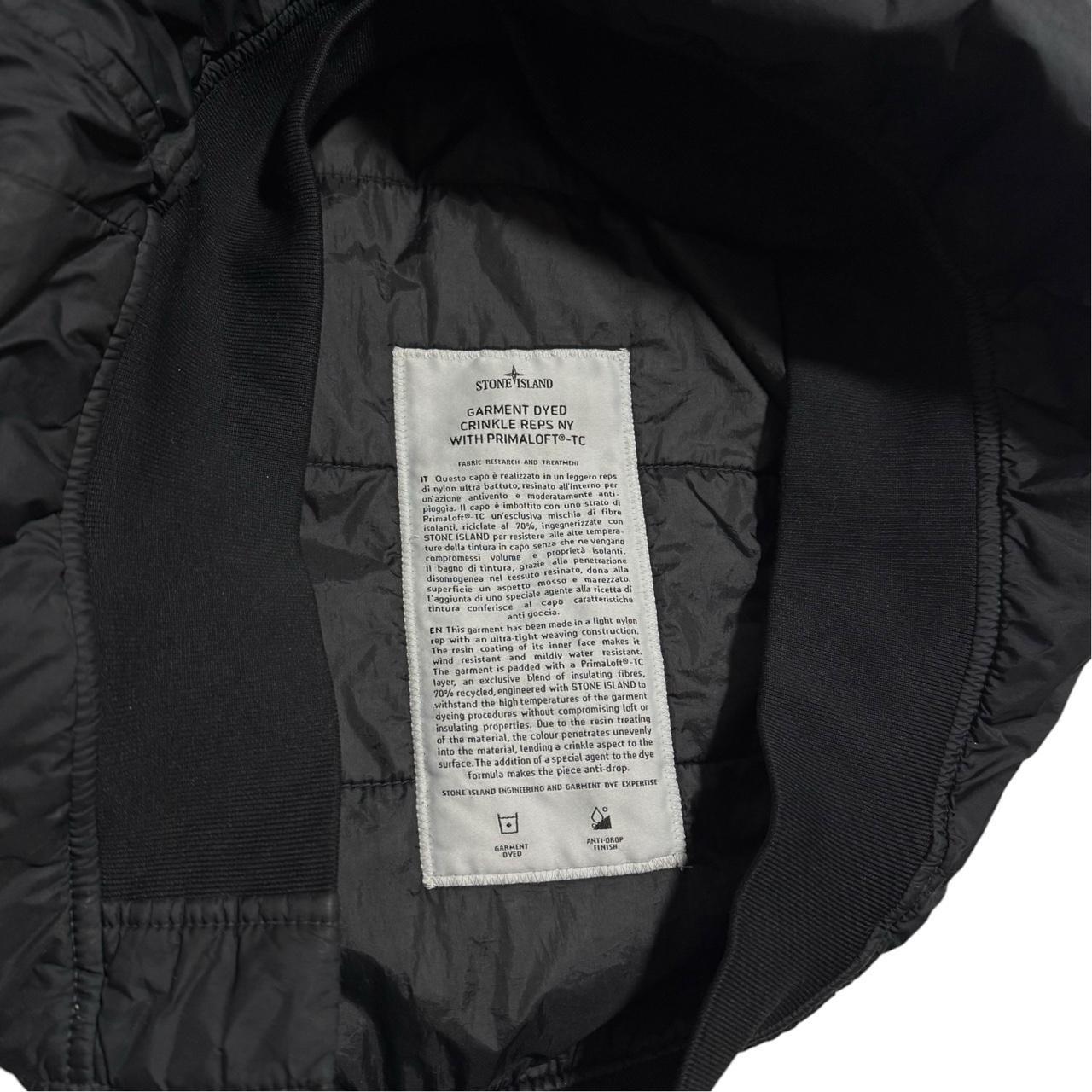 Stone Island Garment Dyed Crinkle Reps Jacket | Large, Black