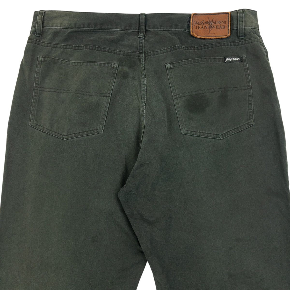Vintage 2000s YSL Yves Saint Laurent Trousers Size W36 | W36, Green