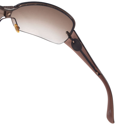 Vintage 2000s Gucci Rimless Sunglasses | O/S, Brown