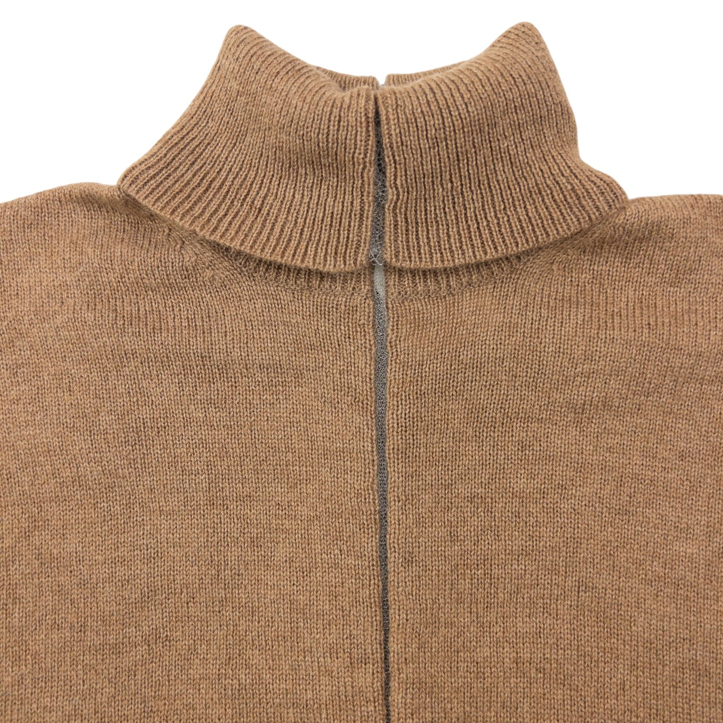 Vintage 90s Comme Des Garçons Knit Turtleneck Jumper Size S | Small, Brown