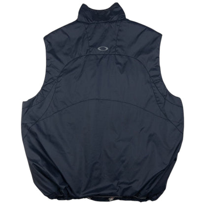 Vintage Oakley Zip Up Padded Gilet Size L