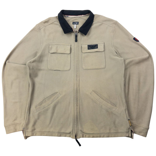 Vintage 2000s Armani Jeans Zip Up Jacket Size XL