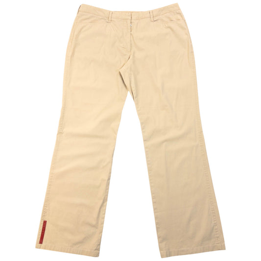 Vintage 2000s Prada Sport Lightweight Trousers Size W32 | W32, Beige