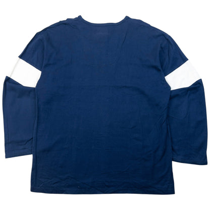 Vintage 90s Burberry Long Sleeve T Shirt Size S | Small, Navy