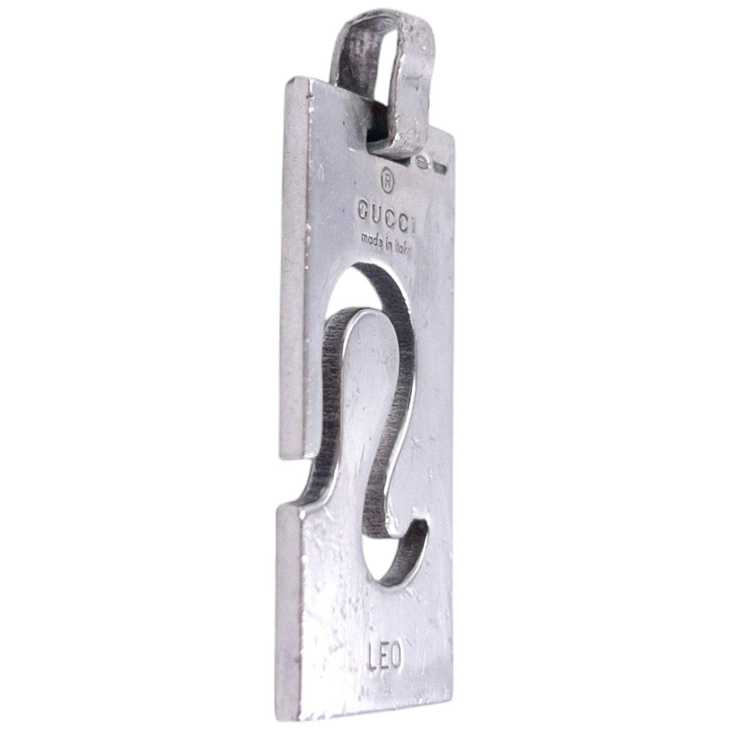 Vintage Gucci Silver Leo Pendant