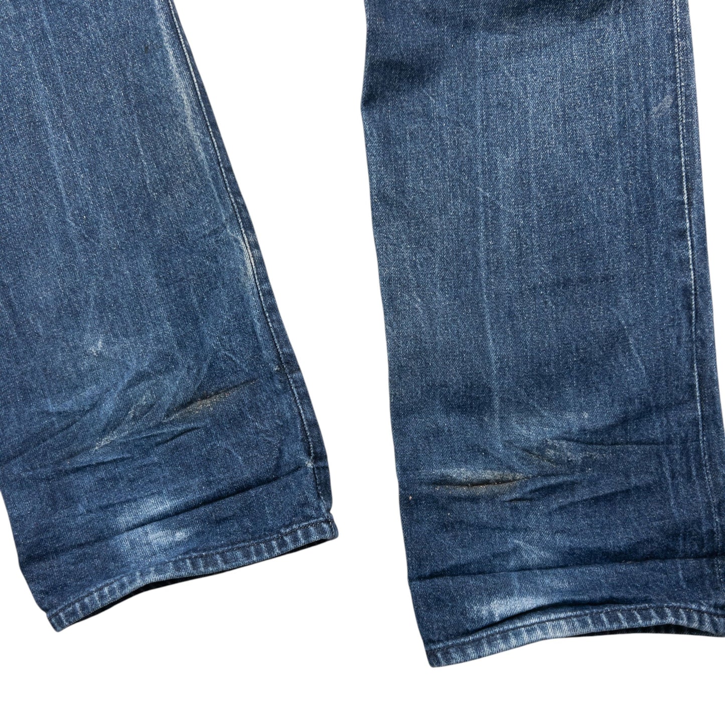 Vintage 2000s Evisu Embossed Double Gull Japanese Denim Jeans Size W30 | W30, Blue