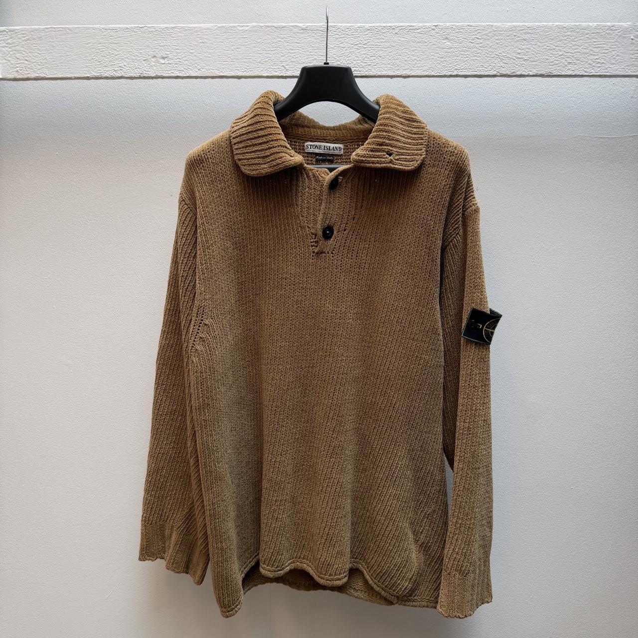 90’s Stone Island Knit Jumper (L) | Large, Green