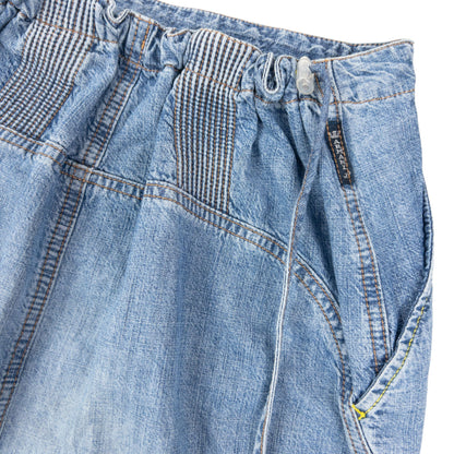 Vintage 2000s Armani Jeans Denim Maxi Skirt Womens Size M | Medium, Blue