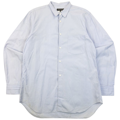 Vintage 2000s Comme Des Garçons HOMME Plus Long Sleeve Button Up Shirt Size S | Small, Blue