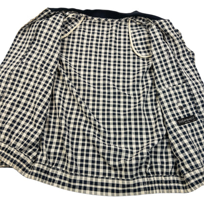 Vintage 90s YSL Yves Saint Laurent Checkered Harrington Jacket Size M | Medium, Multicoloured