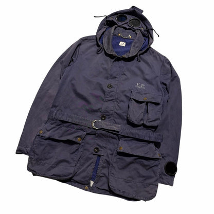 CP Company Mille Miglia Belt Goggle Jacket | XL, Navy