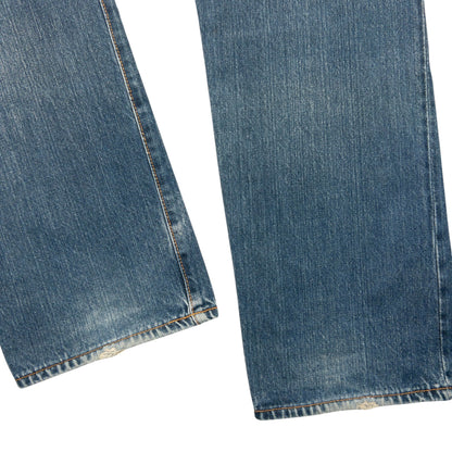 Vintage 2000s Evisu Double Dragon Gull Japanese Denim Jeans Size W31 | W31, Multicoloured