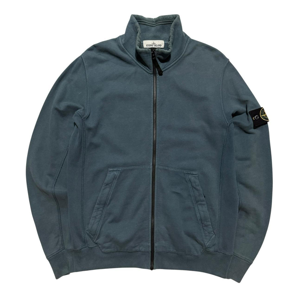 Stone Island Zip Up | Large, Blue