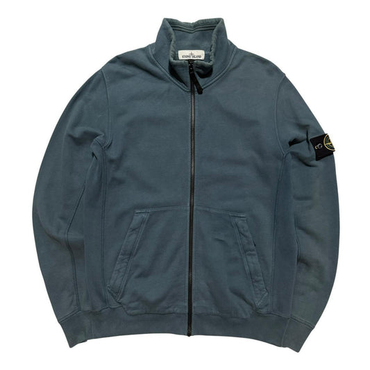 Stone Island Zip Up | Large, Blue
