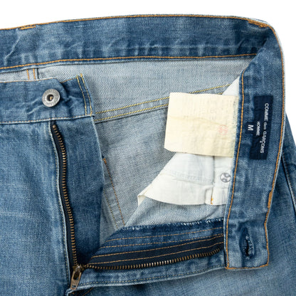 Vintage 2000s Comme Des Garçons HOMME Denim Jeans Size W34 | W34, Blue
