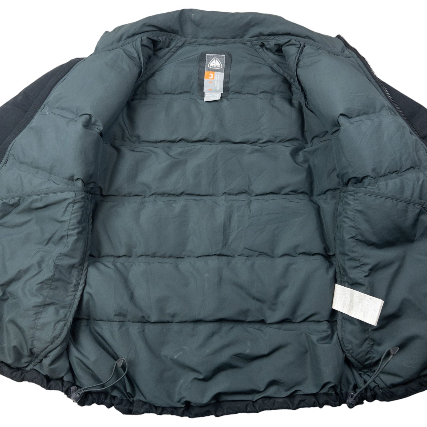 Vintage 2000s Nike ACG Zip Up Puffer Jacket Size L | Large, Black