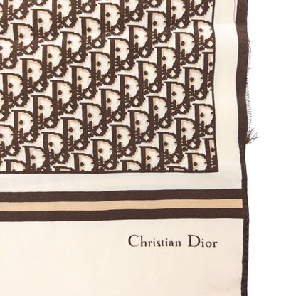 Vintage 90s Dior Monogram Silk Scarf