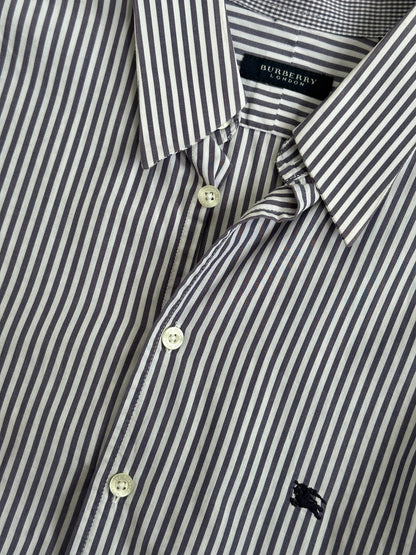 Burberry London 2000s Pure Cotton Striped Shirt - M