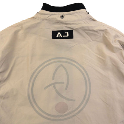 Vintage 2000s Armani Jeans Zip Up Jacket Size M | Medium, Beige