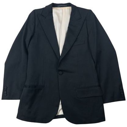 Vintage 90s Gucci By Tom Ford Jacket & Trousers Suit Set Size S | Small, Black