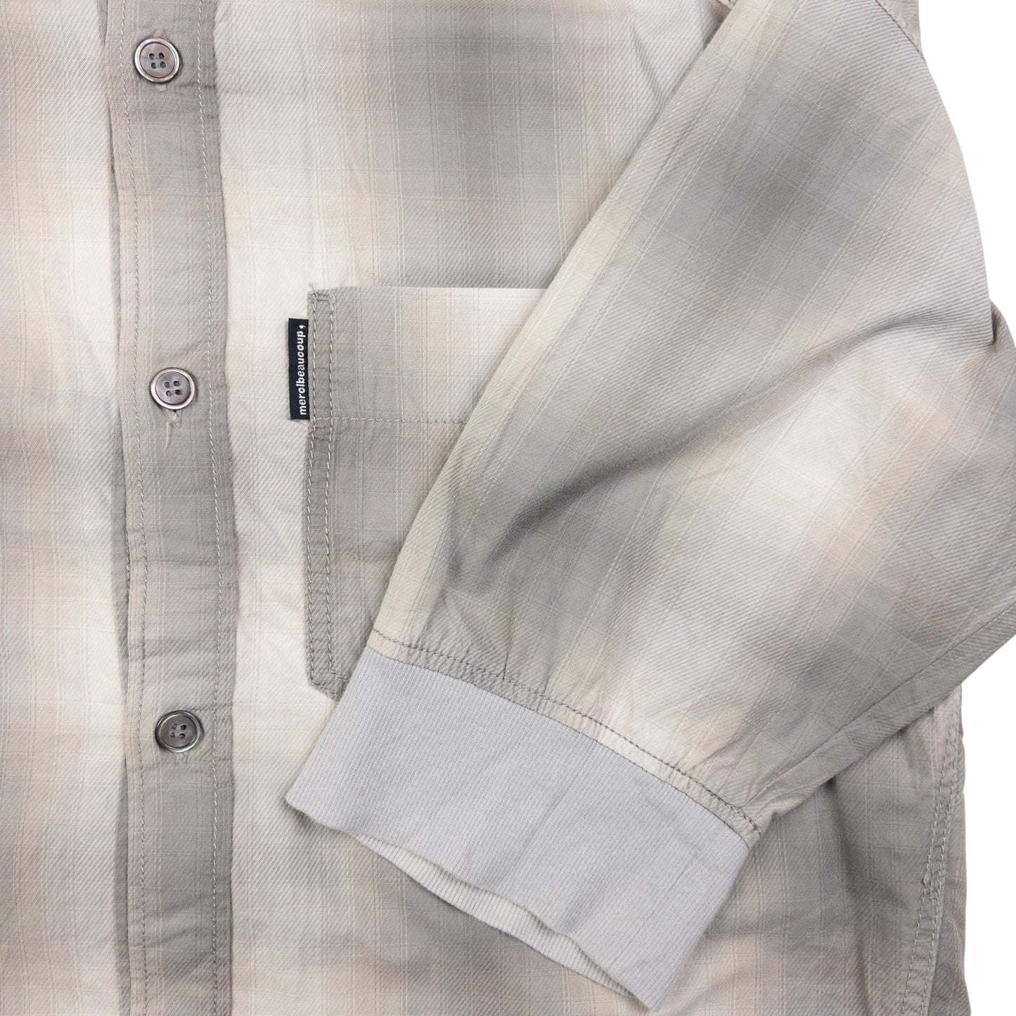 Vintage Mercibeaucoup By Issey Miyake Q Sleeve Button Up Shirt Size L