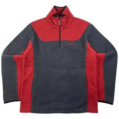 Vintage Oakley Q Zip Fleece Sweatshirt Size S