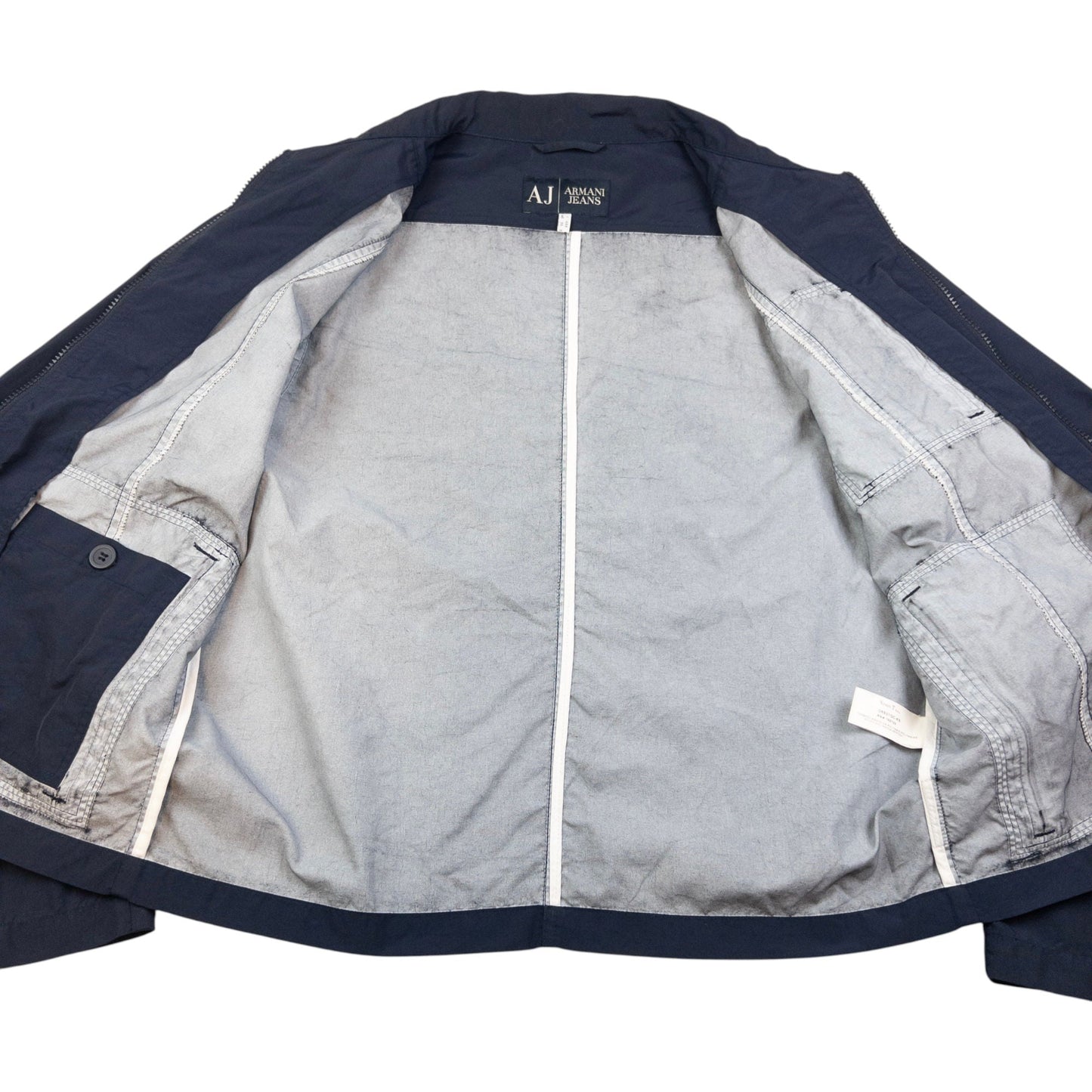 Vintage Armani Jeans Zip Up Jacket Size S