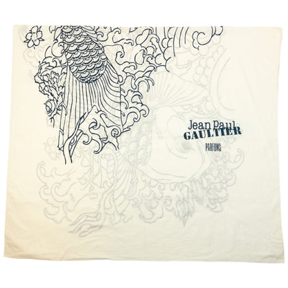 Vintage 2000s Jean Paul Gaultier Koi Fish Scarf | O/S, Blue