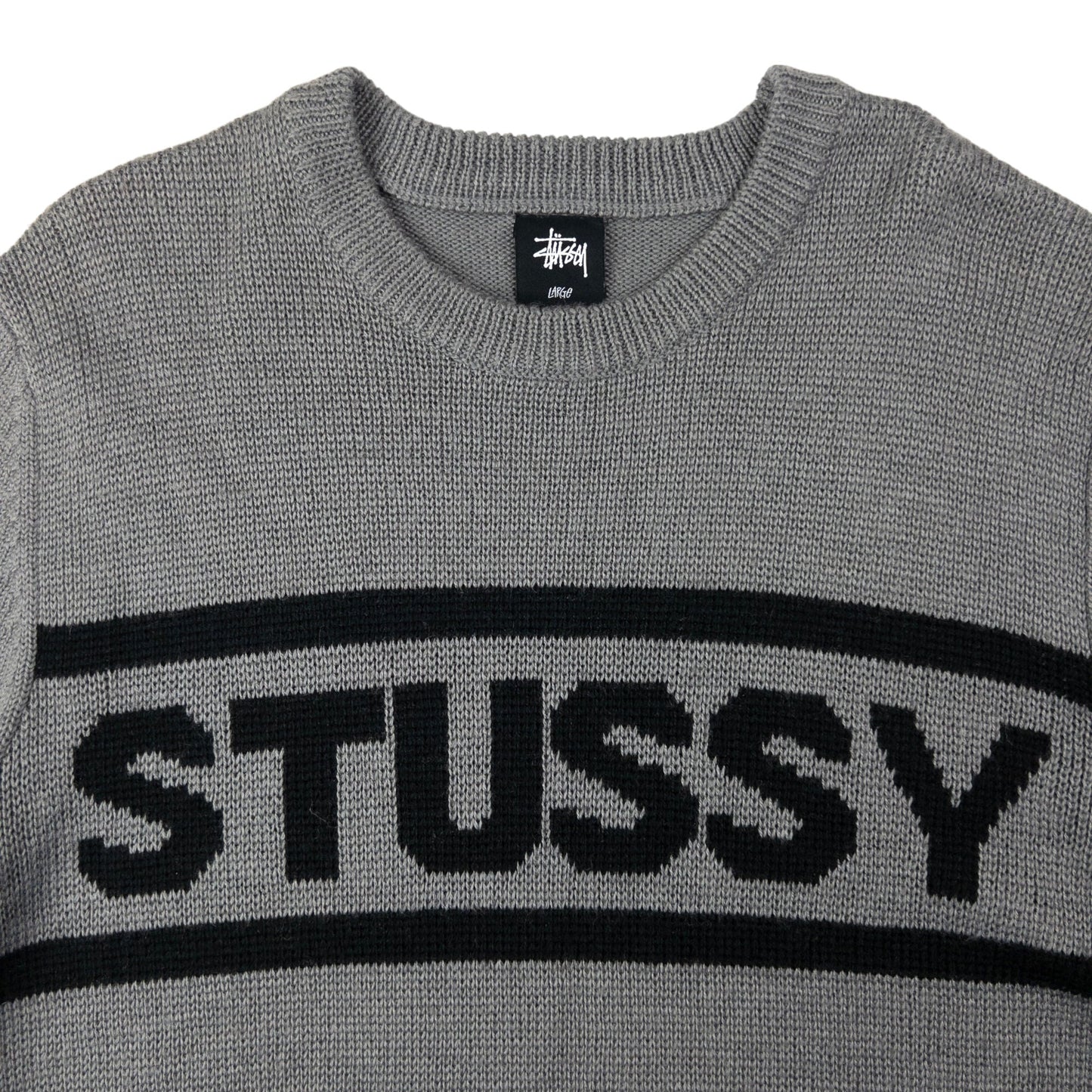 Vintage Stussy Knit Jumper Size L