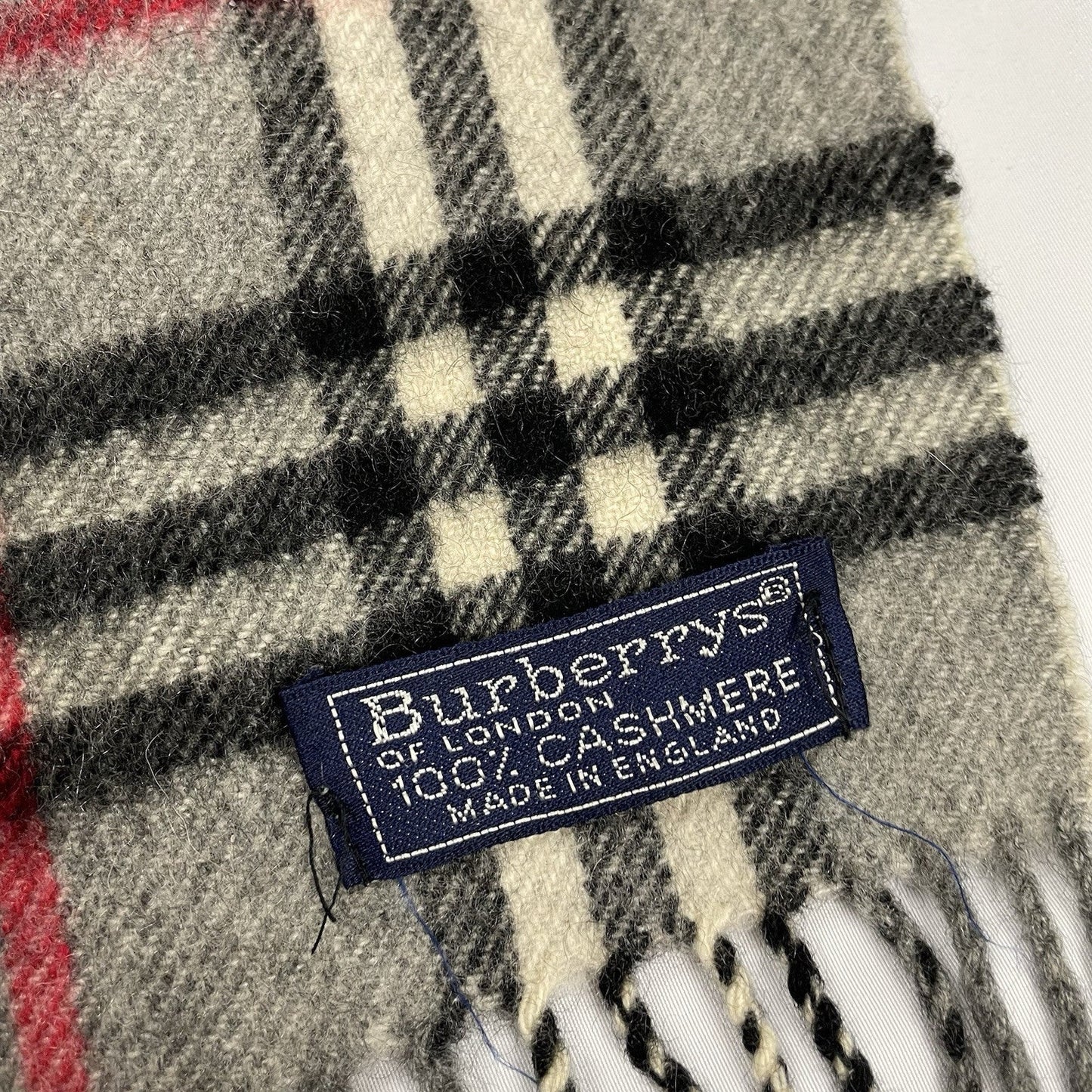 Burberry Nova Check Scarf 100% Cashmere | Burberry, Grey