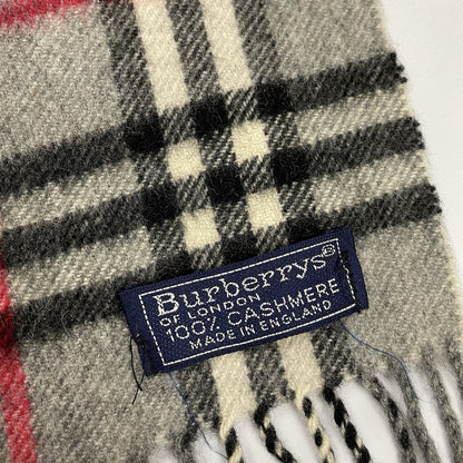 Burberry Nova Check Scarf 100% Cashmere | Burberry, Grey