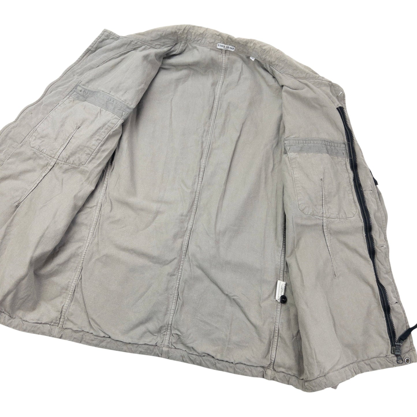 Vintage 2007 Stone Island Zip Up Jacket Size M | Medium, Grey