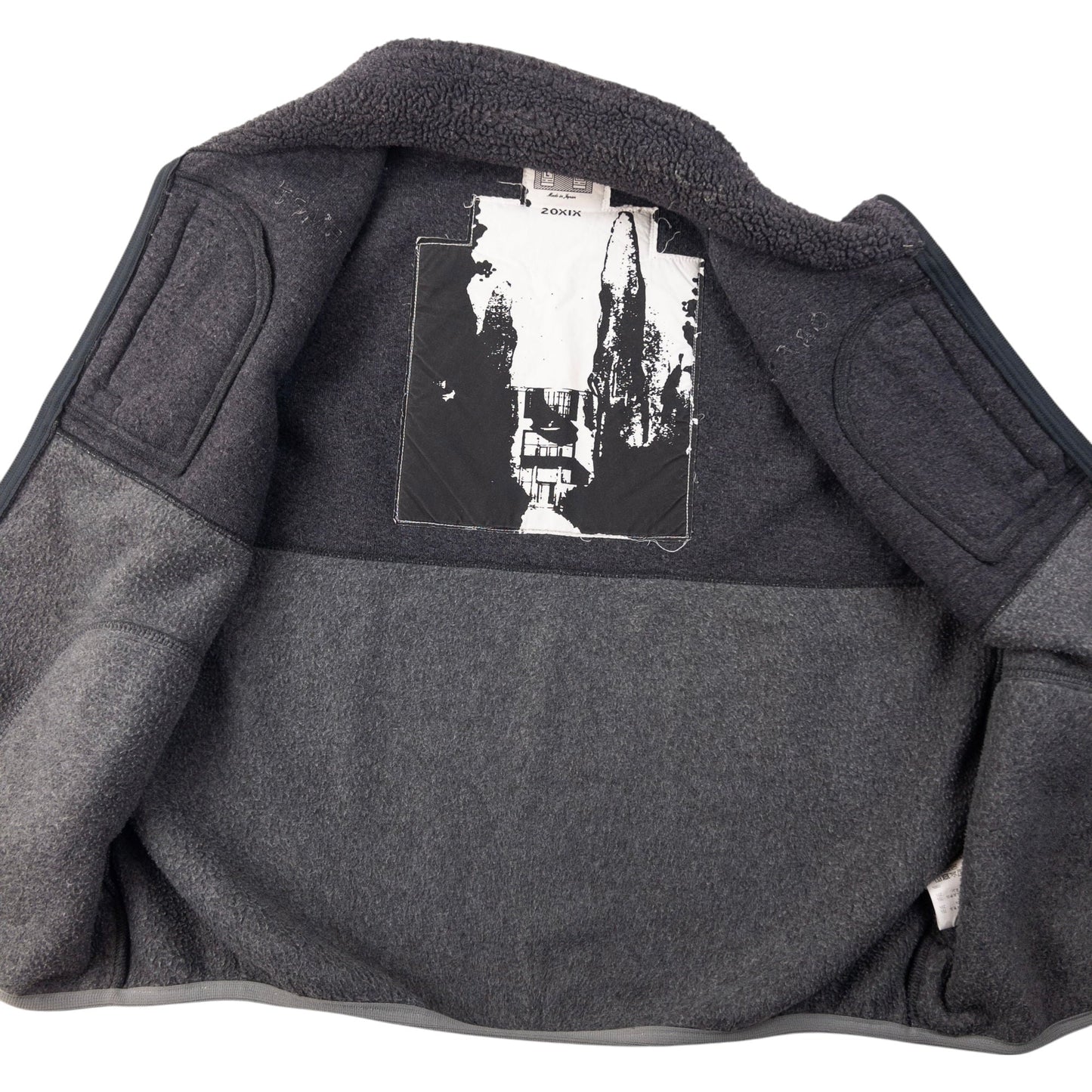 Vintage Cav Empt Zip Up Fleece Gilet Size M