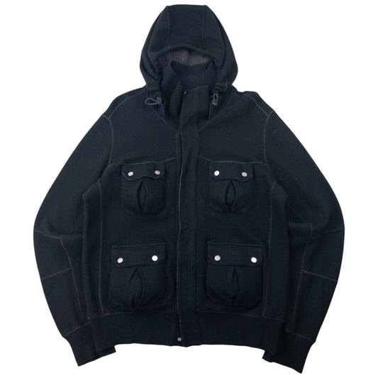Vintage 2008 CP Company Multi Pocket Wool Jacket Size M | Medium, Black