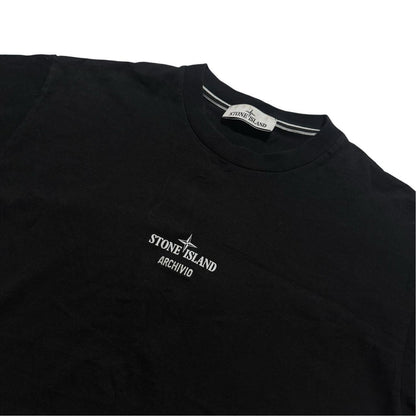 Stone Island Archivo Pure Metal Shell T-Shirt | XL, Black